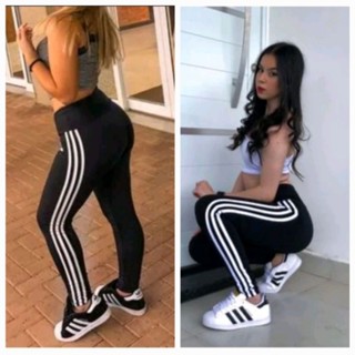 Calça Legging Feminina PROMOÇÃO Moda 2023 Detalhada Academia Fitness