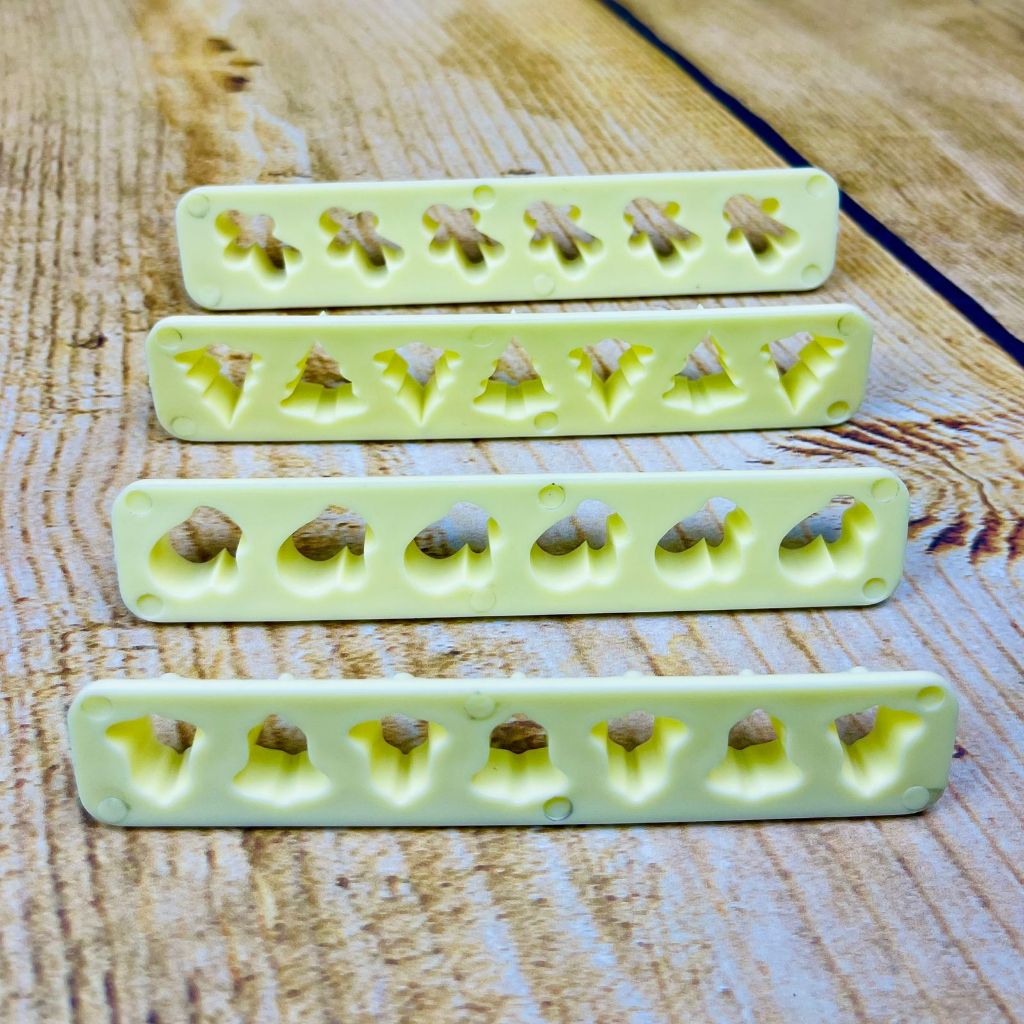 Cortador Kit Réguas Miniaturas Natal 1 -4 Peças (Blue Star) em Oferta na Shopee