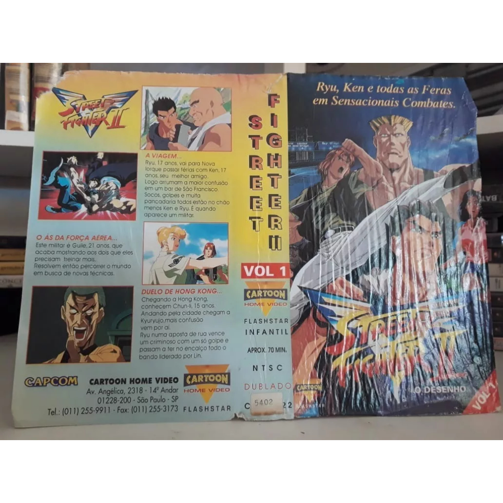 Dvd Street Fighter - Desenho