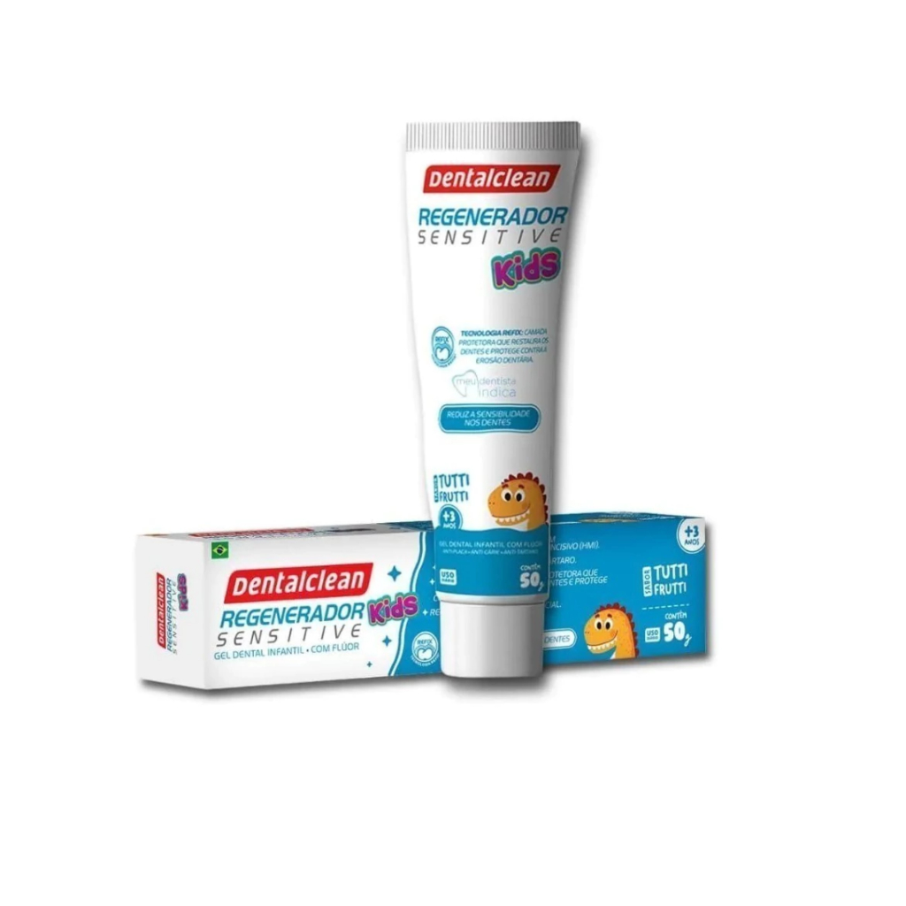 Gel Dental Infantil Regenerador Sensitive Kids - 50g - DentalClean