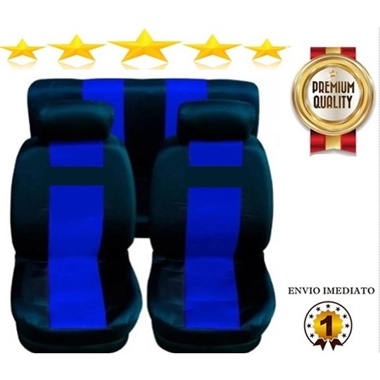 Capa Para Banco Automotivo Couro Colorido Gol G1 G2 G3 G4 G5 G6 G7 Vw Fox Polo Voyage Cor Azul em Oferta na Shopee