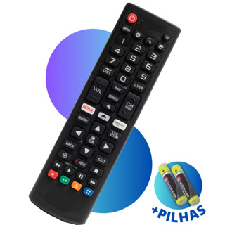 Controle Remoto Compatível Para Smart Tv lg Com pilhas