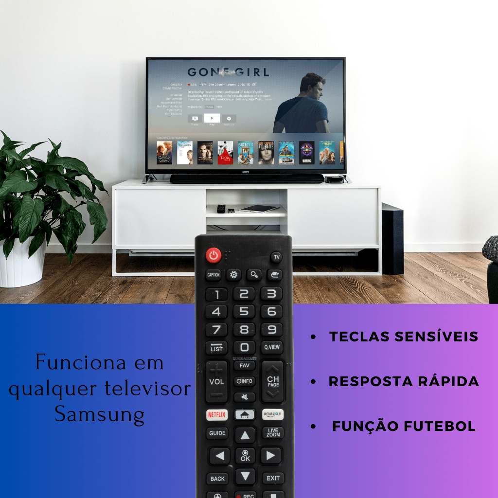 KIT Controle Remoto Compatível Para Smart Tv lg Com pilhas — imagem 2 de 2