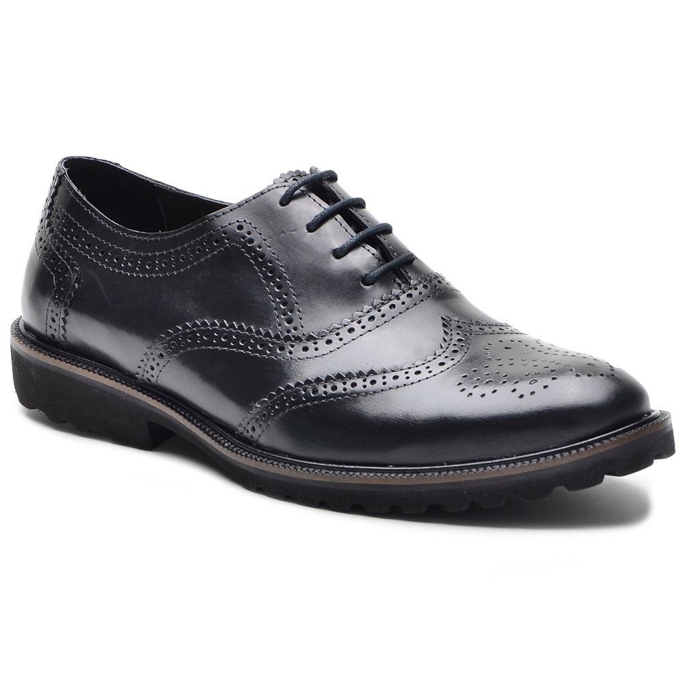 Sapato masculino Oxford brogue wing P5000