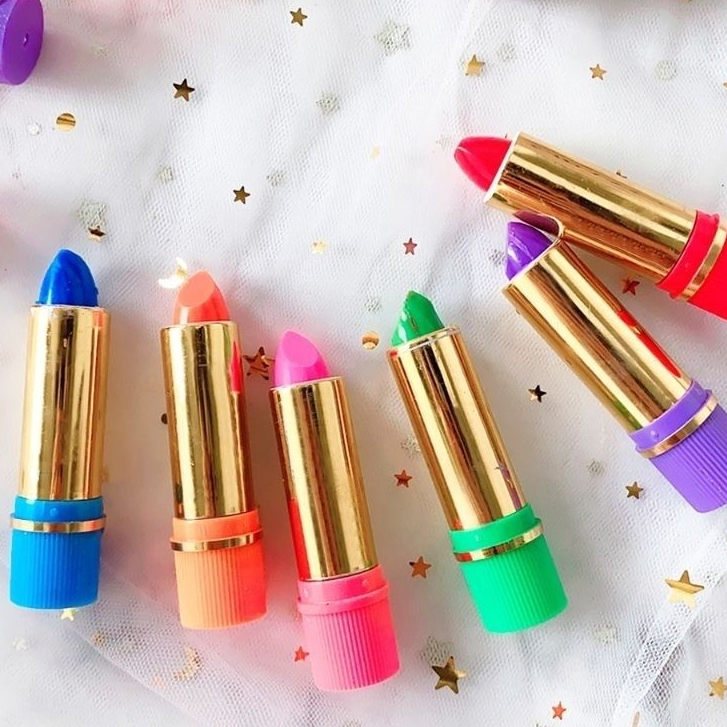 Kit 8 Batom Mágico 24 Horas/ Longa Duração - Coloridos- Verde em Oferta na Shopee