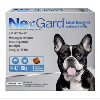 4 remedio para pulgas e carrapatos para caes de 4 a 10 kg - PRODUTO ORIGINAL