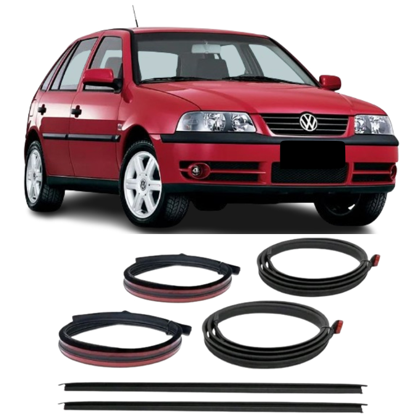 Kit Pingadeira Friso Teto E Laterais Para Brisa Gol G3 G4