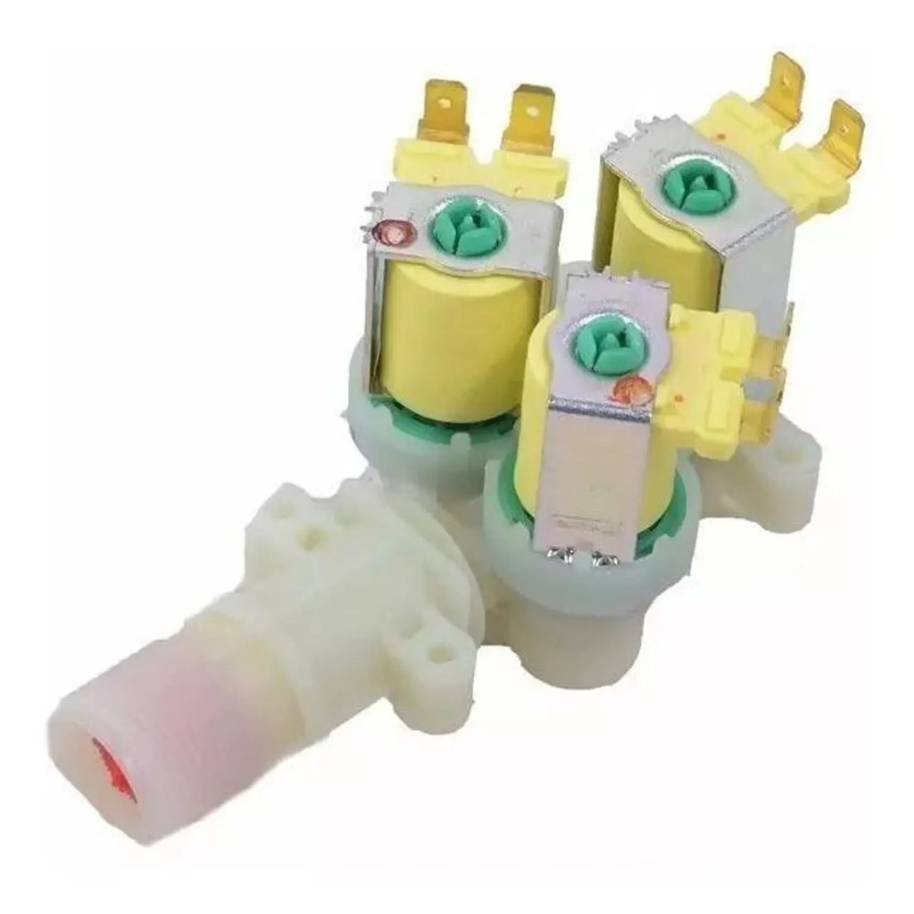 Válvula Entrada de Água 3 Vias 127v Lavadora Brastemp Original 004257790 - Whirlpool