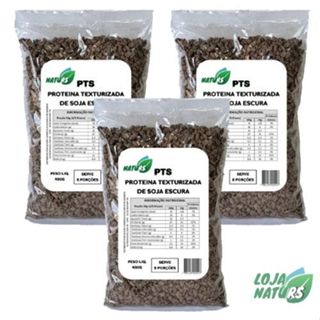 KIT Proteína Texturizada de Soja Carne de Soja Vegana 400g - NATURS