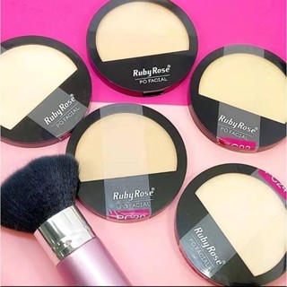Pó Compacto Facial HB-7206 Tons Claros e Médios - Ruby Rose