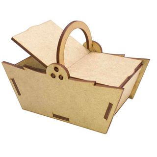 Kit 15 mini Cesta mdf cru cestinha piquenique 13cm chapeuzinho picnic festa lembrancinha porta doces em Oferta na Shopee