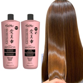 Progressiva Definitiva Plástica dos Fios Japonesa Bio Plus 2x1000ml