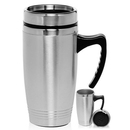 Caneca Térmica Inox Com Tampa e Alça 320ml e 500ml Copo Cerveja Gin Café