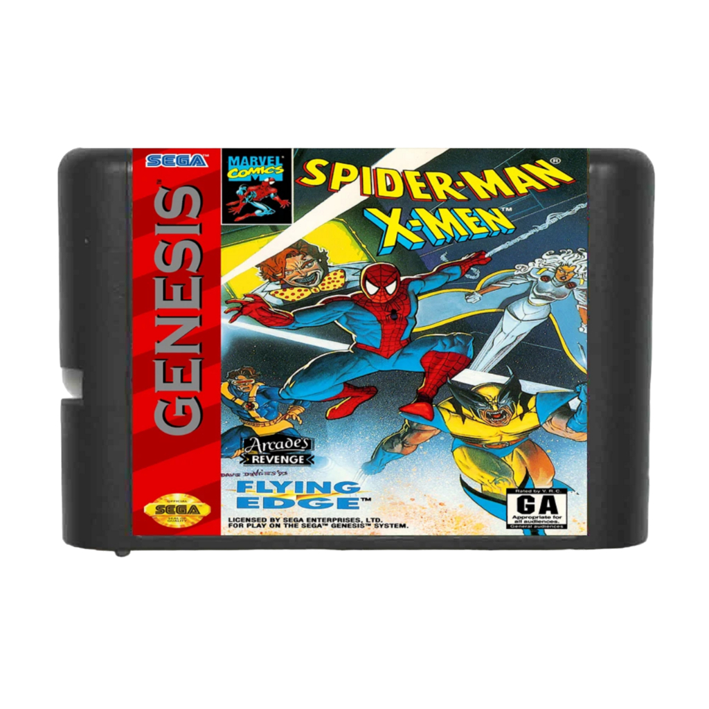 Spider-Man and X-Men Arcade's Revenge SpiderMan Xmen Homem Aranha Mega Drive Genesis