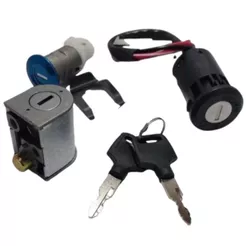 Kit Ignição Conjunto De Travas Contato Miolo Honda Pop 110I 2016 Até 2020