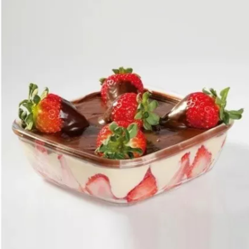 Nadir Assadeira Quadrada de Vidro 1,5l Sobremesa Porçoes em Oferta na Shopee