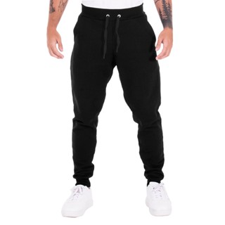 Calça Masculina Moletom Lisa Jogger Slim Interior Peluciado