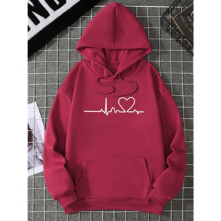 Moletom Feminino Batimentos Coração Blusa De Frio