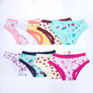 Kit 10 Calcinhas Infantil Rendinha Algodão Alta Qualidade em Oferta na Shopee