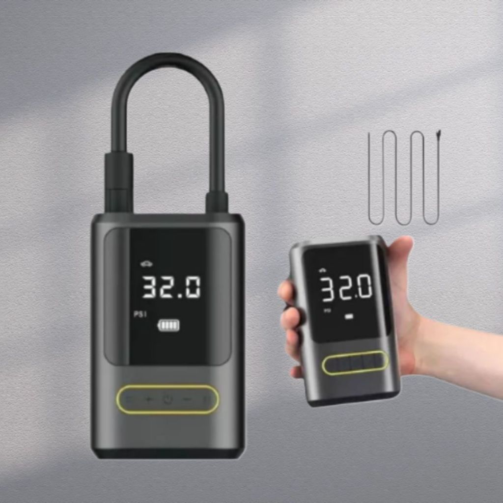 Calibrador d Redondo 3668 compressor Pneu Digital Carro Bike Sem fio - 3XZ STORE