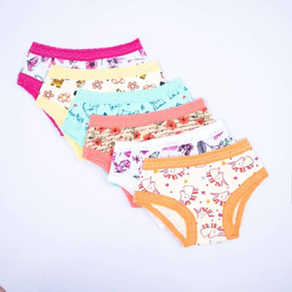 Kit 10 Calcinhas Infantil Algodão Cotton Rendinha em Oferta na Shopee