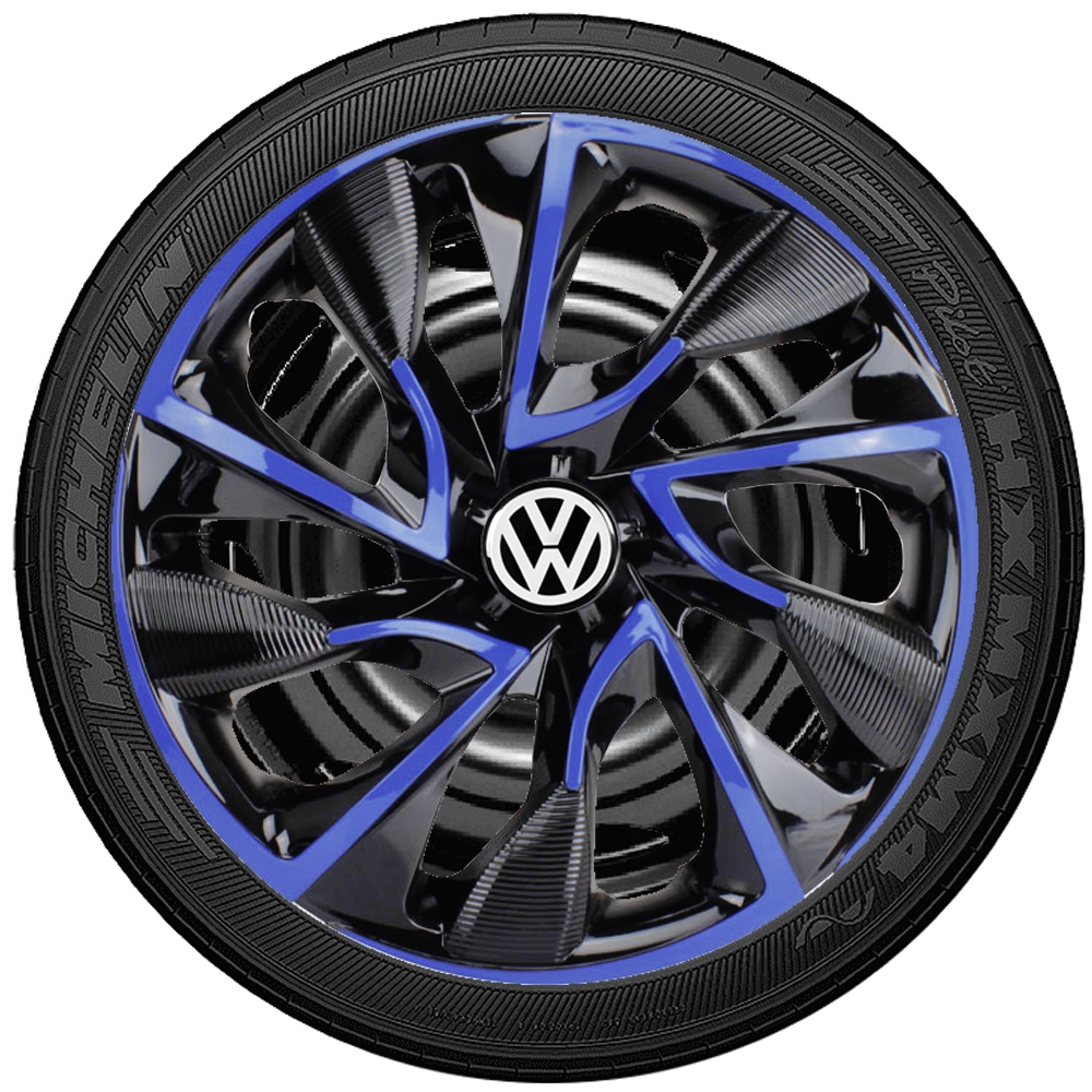 Envio Imediato 4 Calotas Esportivas aro 13/14/15 DS4 Compatível com Gol G3 G4 G5 G6 UP! Voyage Fox em Oferta na Shopee