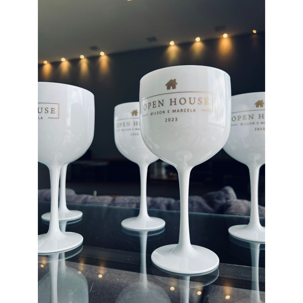 Kit 100 Taças Gin 580ml Coloridas Personalizadas