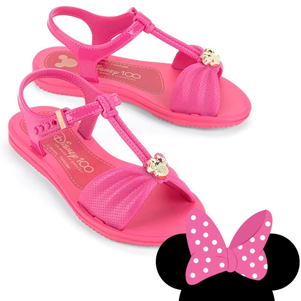 Sandalia Menina Celebration Minnie Mouse Disney 23020 - Baby & Kids Fashion