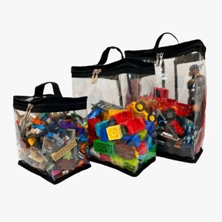Kit 3 Peças Organizador de Brinquedos e Multiuso Com Alça.