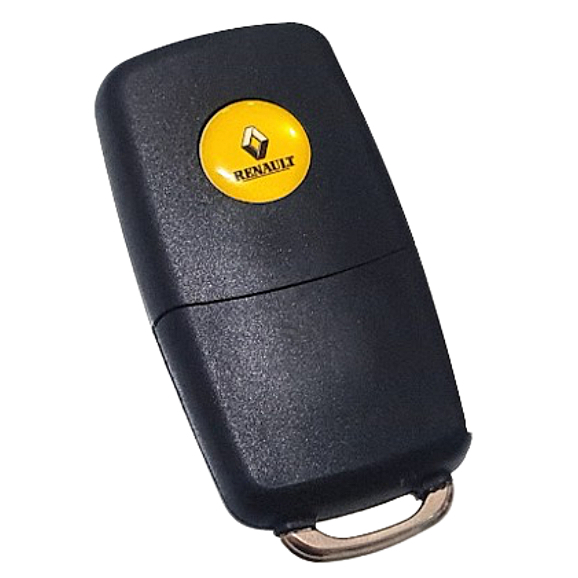 Logotipo Adesivo P Chave Canivete 14mm Renault Clio Sandero Scenic Logan Reno
