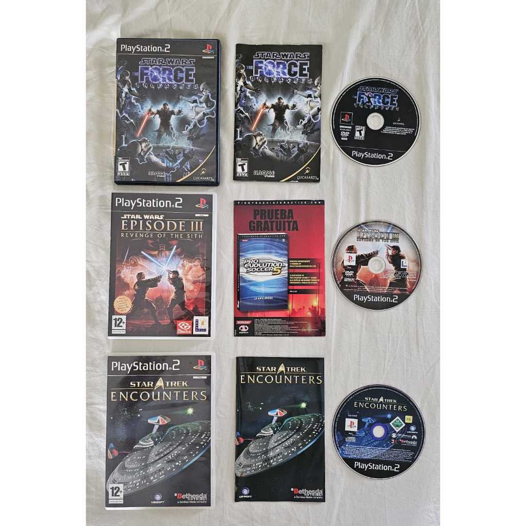 PlayStation2 Star Wars The Force Unleashed NTSC Lote 23/09/2025
