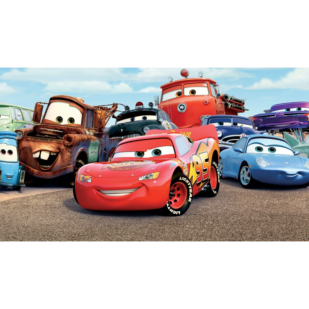 Painel festa banner decorativo infantil Carro Cars carros Relampago mcqueen em Oferta na Shopee
