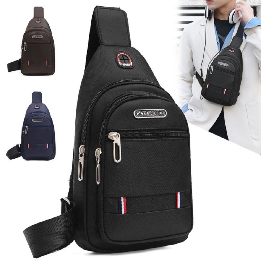 Bolsa Mochila Pochete Grande Transversal Masculino Chest Bags De Ombro Impermeável em Oferta na Shopee