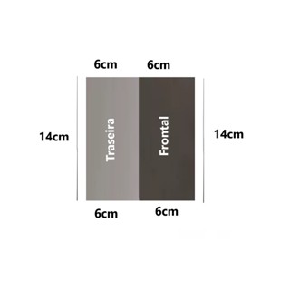 Kit Película Frontal + Prateada 14x6CM  P/ todo tipo de Display em Oferta na Shopee