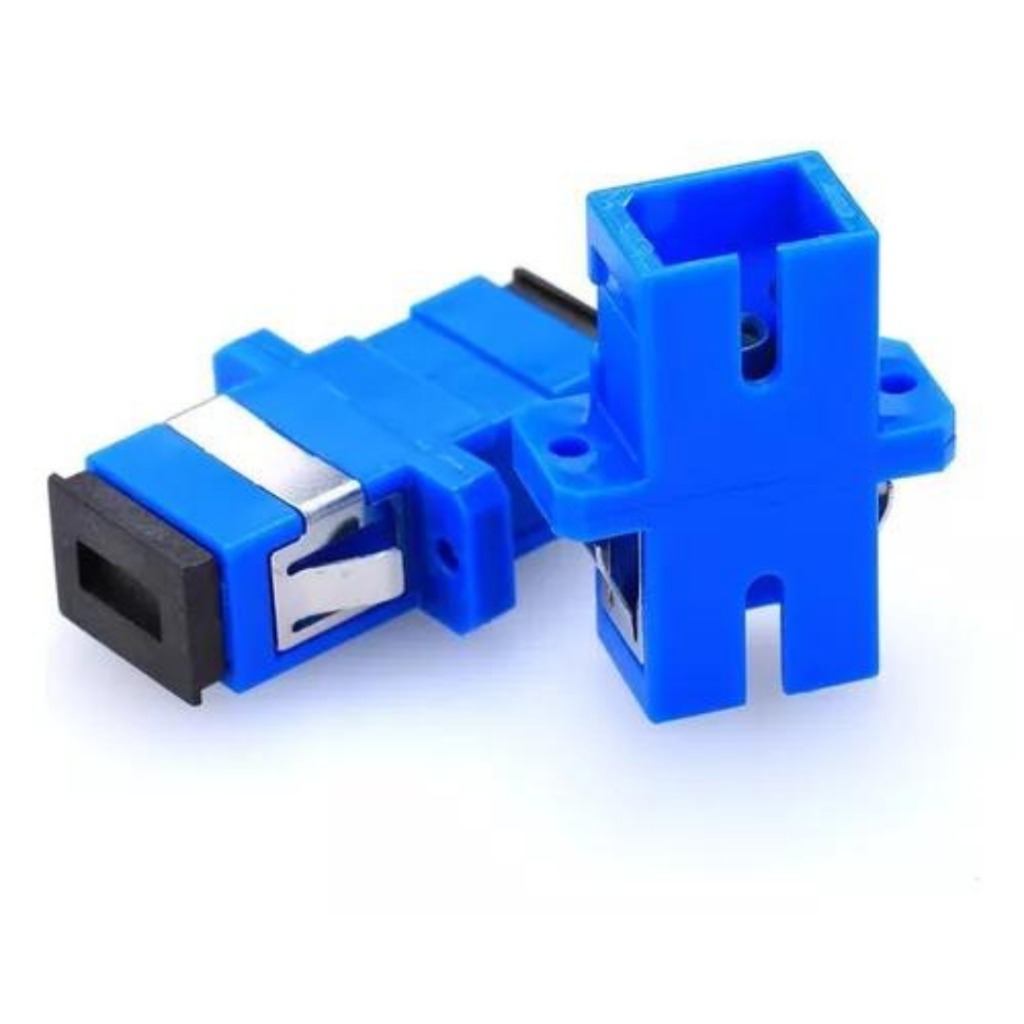 Emenda Adaptador Óptica Sc Ftth Monomodo Azul Upc Passante