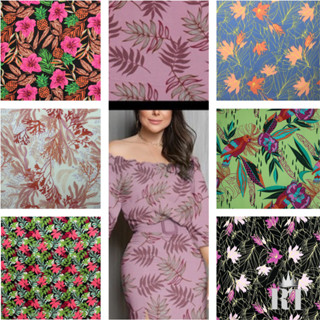 Tecido Viscose Estampada Print (1m x 1,40m) Várias Estampas e o MELHOR PREÇO