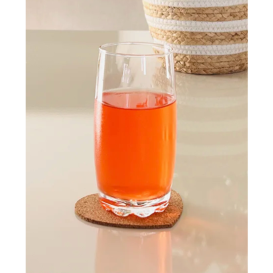 Jogo Copos Vidro Transparente Apolo Long Drink 370Ml 6 Peças
