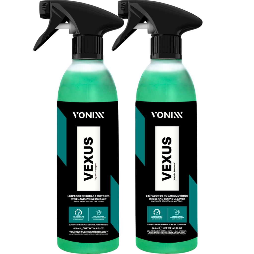 2 Vexus 500ml Limpador de Rodas e Motores Vonixx em Oferta na Shopee