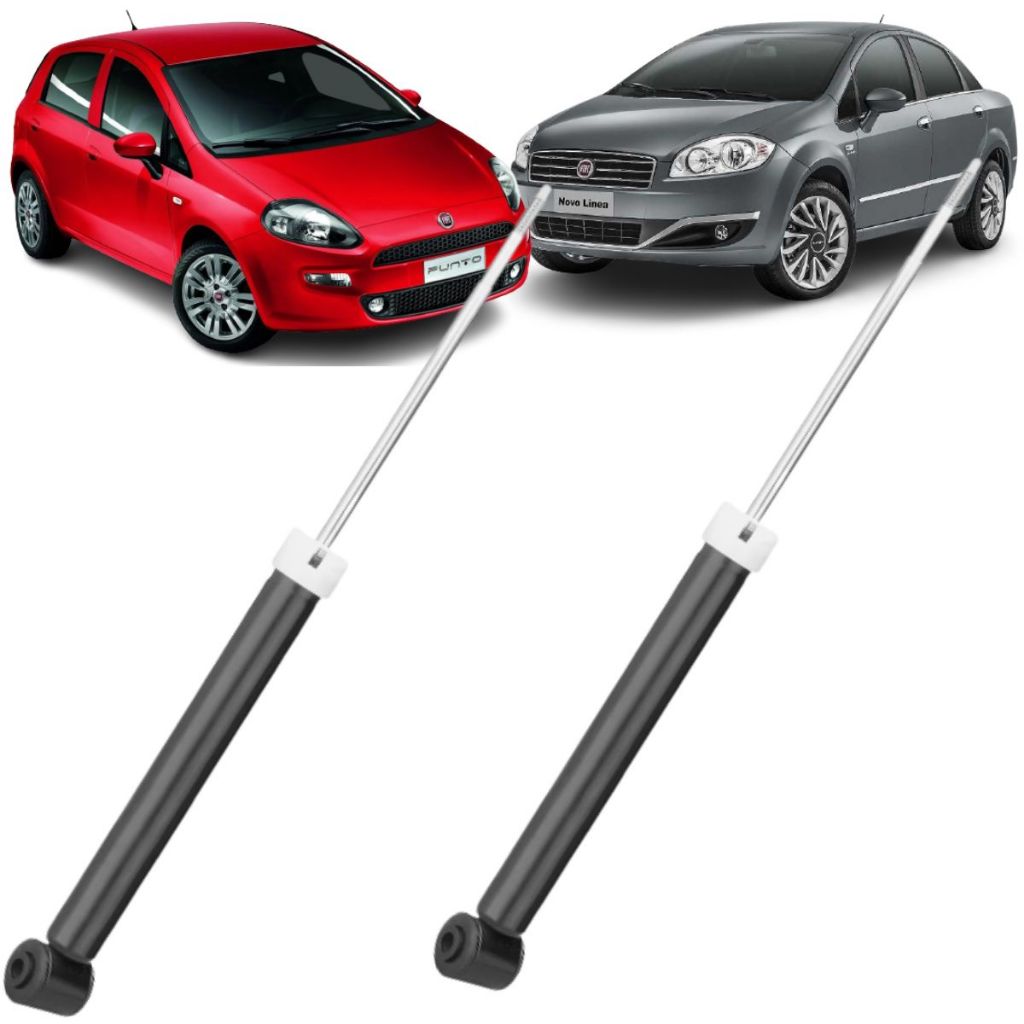 2 Amortecedor Punto Linea Traseiro 2007 2008 2009 2010 2011 2012 2013 2014 2015 2016 2017 em Oferta na Shopee