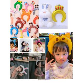 Kit c/5 Balões De Cabelo De Animal Infantil Animais Desenho Animado Faixa Festa De Aniversário Surpresa Decoração em Oferta na Shopee