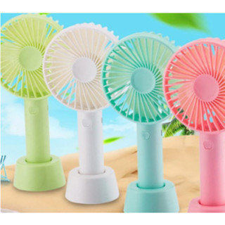 Mini Ventilador Recarregável Portátil De Mão Mesa Usb Pilha 3 velocidades