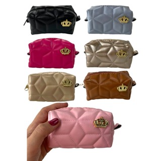 Porta Moedas Dinheiro Bolsinha Feminina Cartão Documento Gloss DAIMOND LUXO