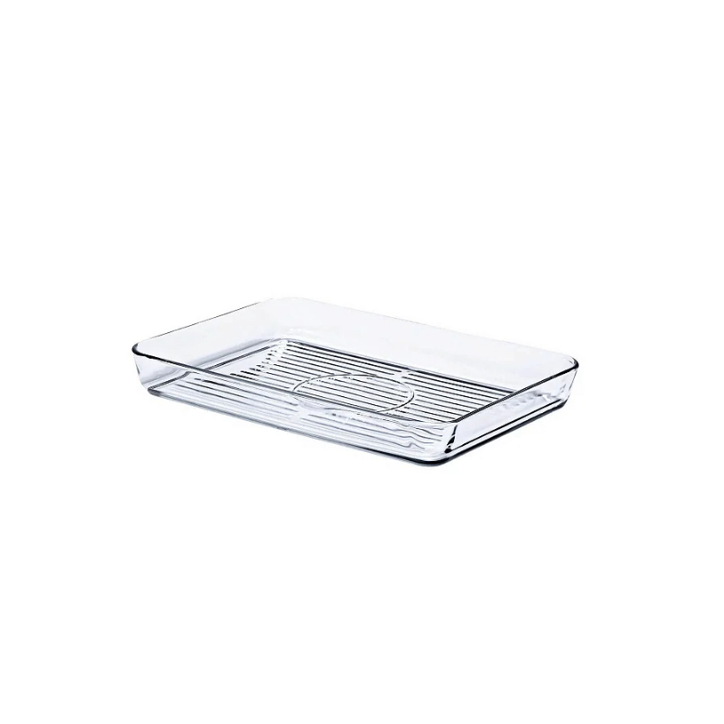 Tupperware Refracware Travessa Retangular Grill 3,8 litros Vidro