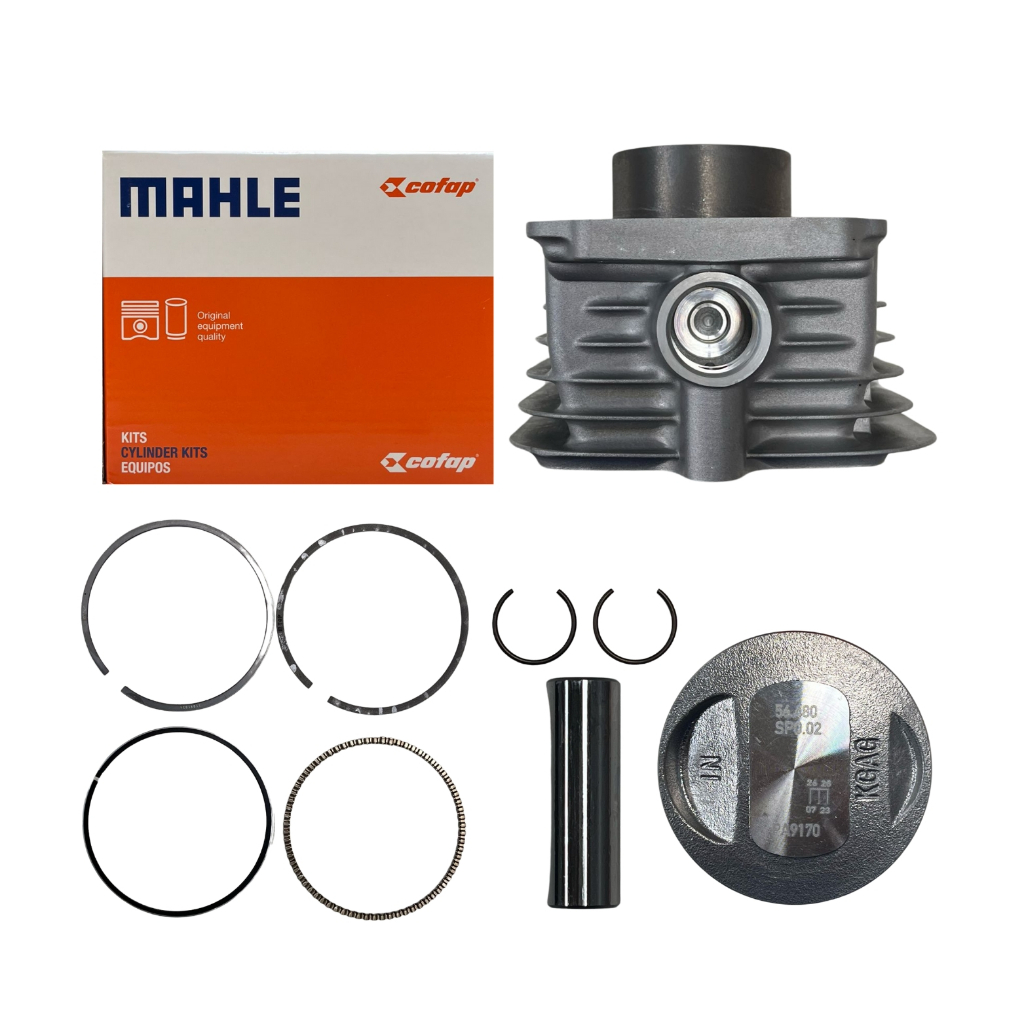 Kit Cilindro Motor Camisa Pistão e Anéis Honda Titan Fan 125 2002 até 2008 Original Metal Leve em Oferta na Shopee