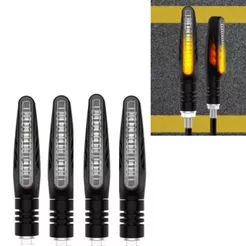 Kit 04 Piscas Slim Sequencial Moto Seta Led Modelo Universal