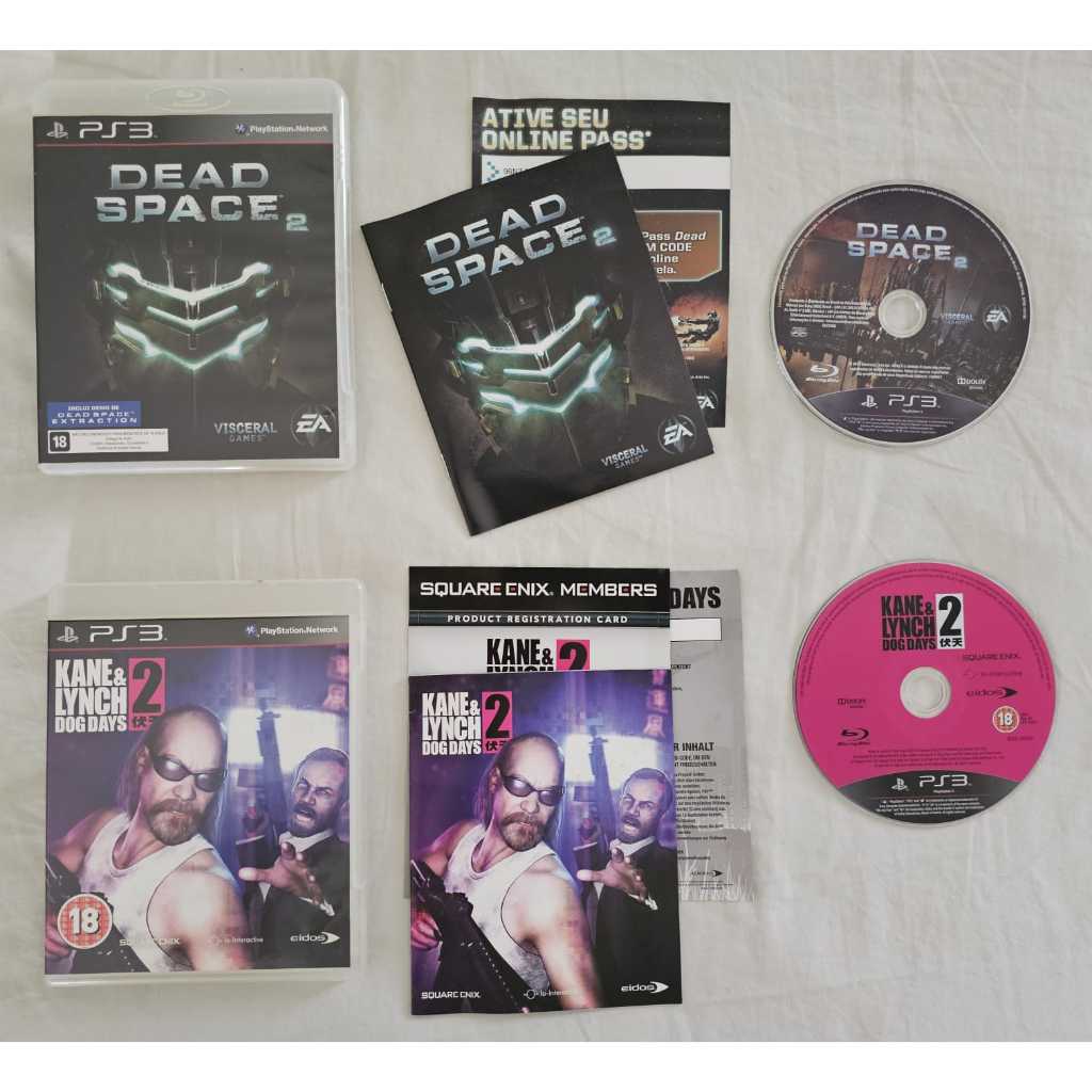 Playstation 3 Dead Space & Kane & Lynch 2 Dog Days