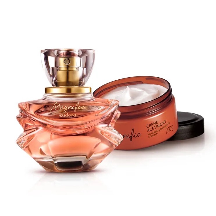 Eau de Parfum Magnific 75ml + Creme Acetinado 200g Eudora
