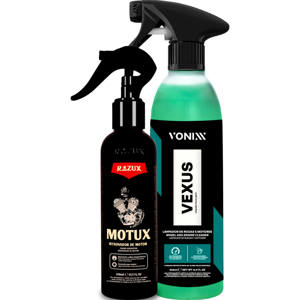 Vexus Vonixx Limpador Rodas Motor Motux Renovador Razux em Oferta na Shopee