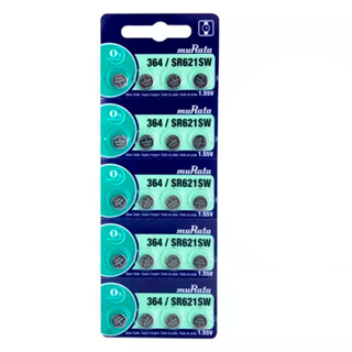 Bateria Pilha 364 Sony/Murata Sr 621 Sw Para Relógio - Cartela com 20 unidades