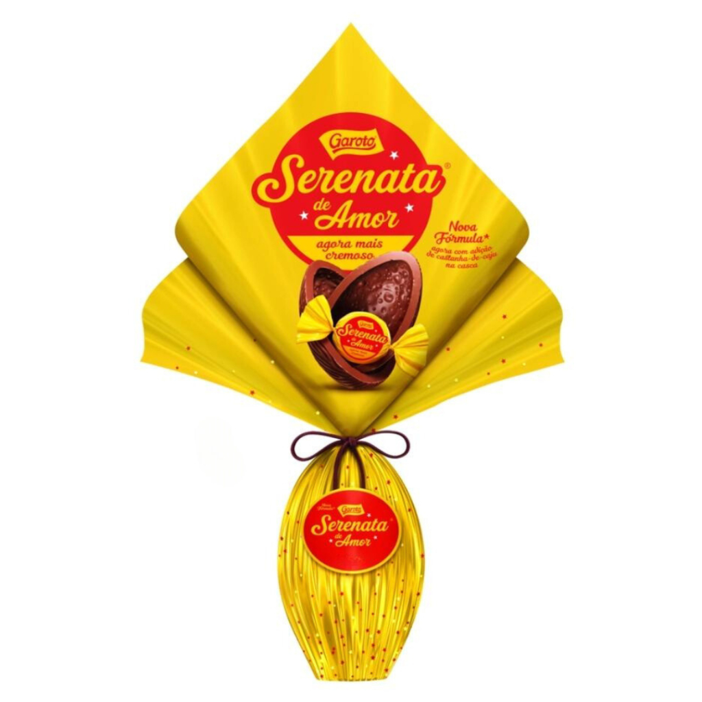 Ovo de Páscoa Serenata de Amor 217g Garoto – Chocolate ao Leite Cremoso!